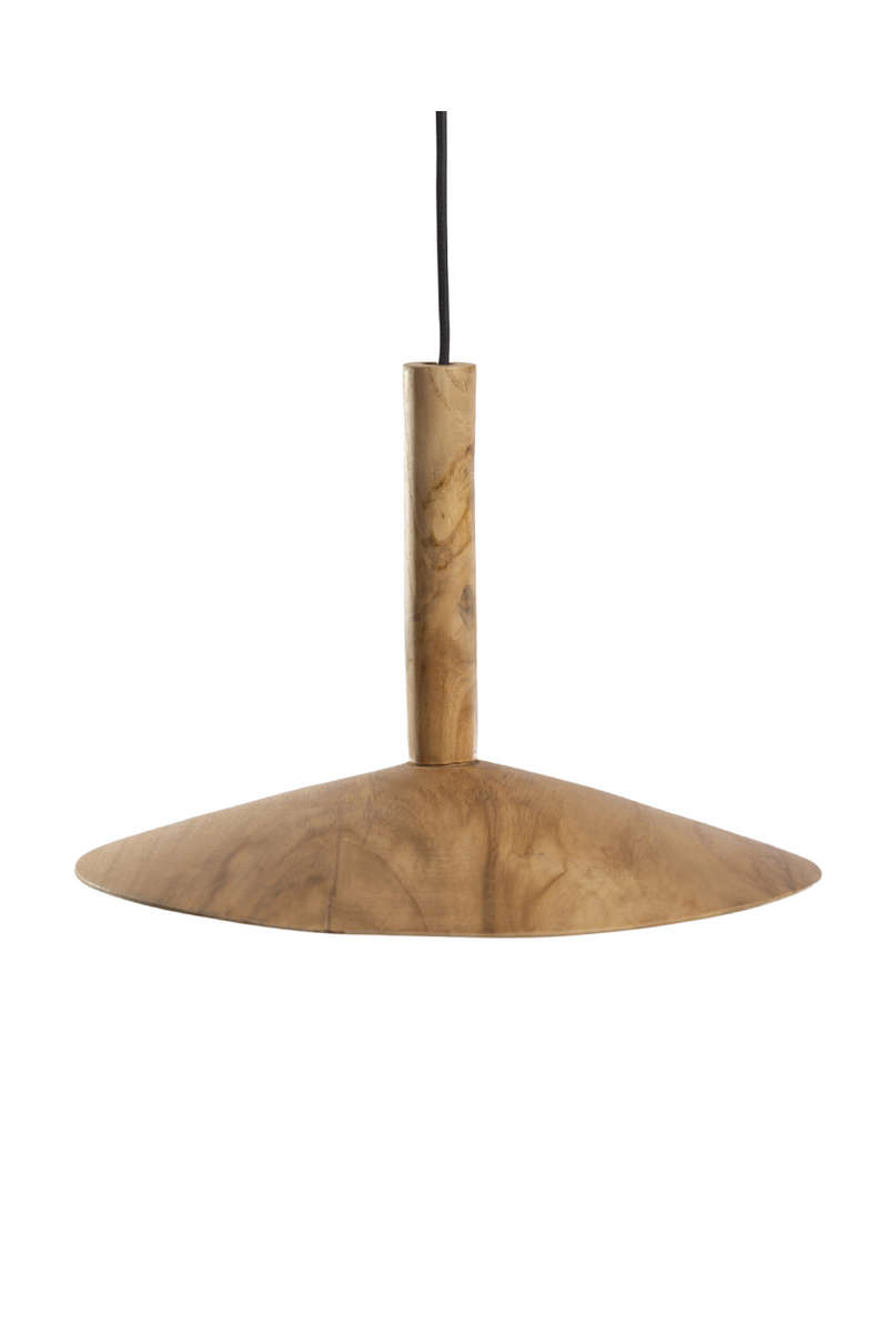 Geometric Teak Pendant Lamp | Dareels Vertex | Oroatrade.com