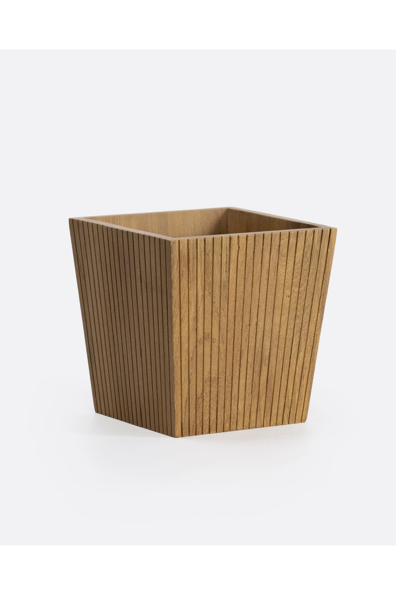 Chiseled Teak Basket | Dareels Balari | Woodfurniture.com