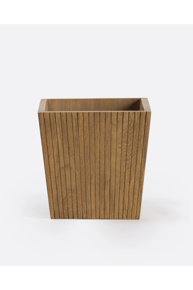 Chiseled Teak Basket | Dareels Balari | Woodfurniture.com