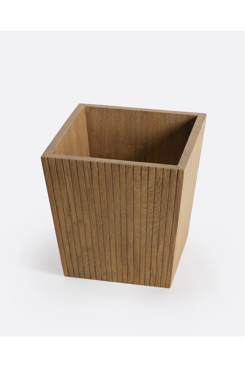 Chiseled Teak Basket | Dareels Balari | Woodfurniture.com