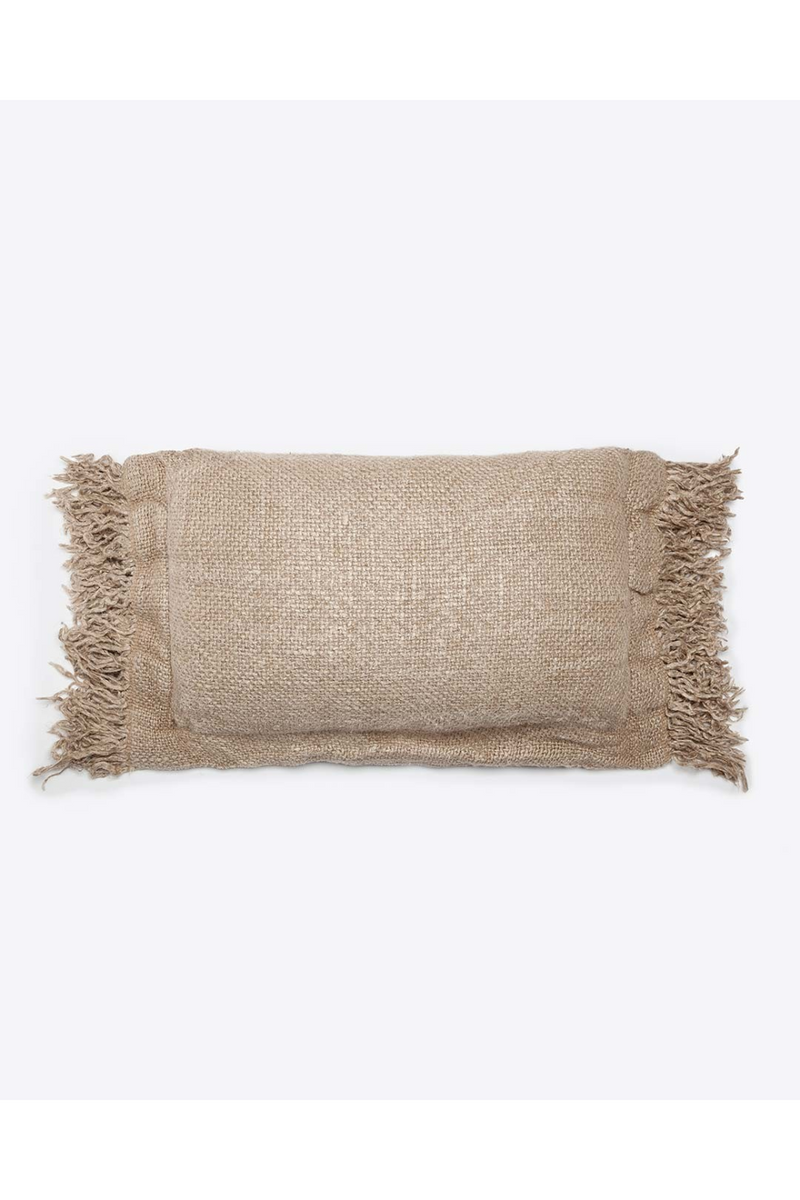 Frilled Linen Cushion Cover | Dareels Wrinkles | Woodfurniture.com