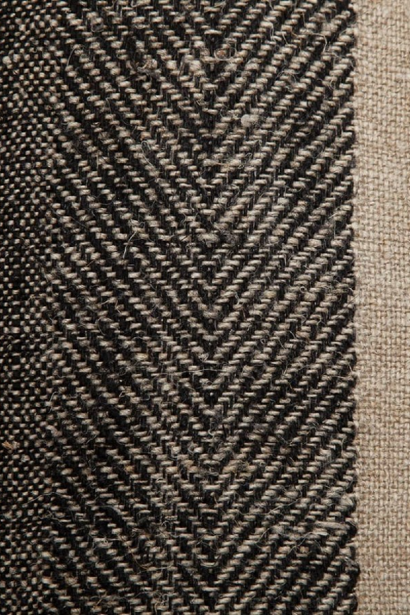 Houndstooth Linen Cushion Cover | Dareels Daddal | Woodfurniture.com