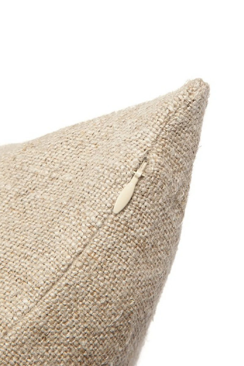 Houndstooth Linen Cushion Cover | Dareels Daddal | Woodfurniture.com