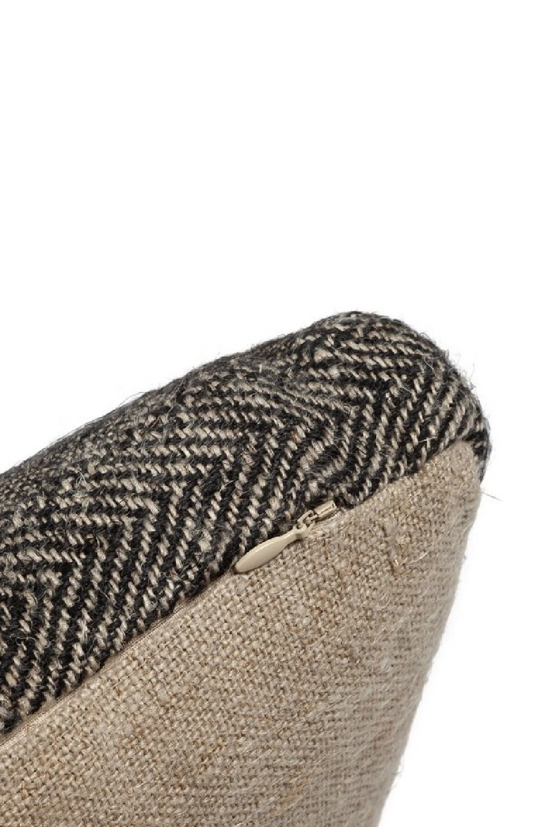 Houndstooth Linen Cushion | Dareels Daddal | Woodfurniture.com