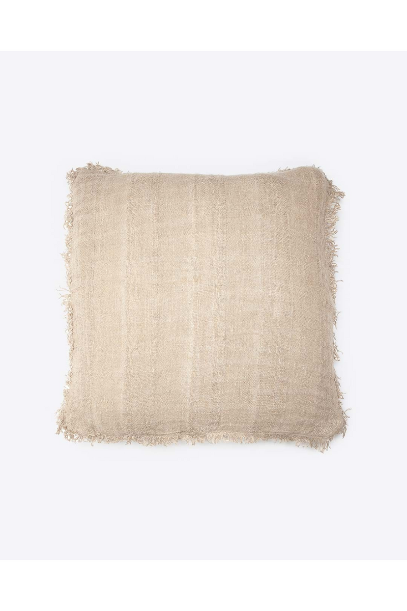 Natural Linen Cushion Cover | Dareels Akot | Woodfurniture.com