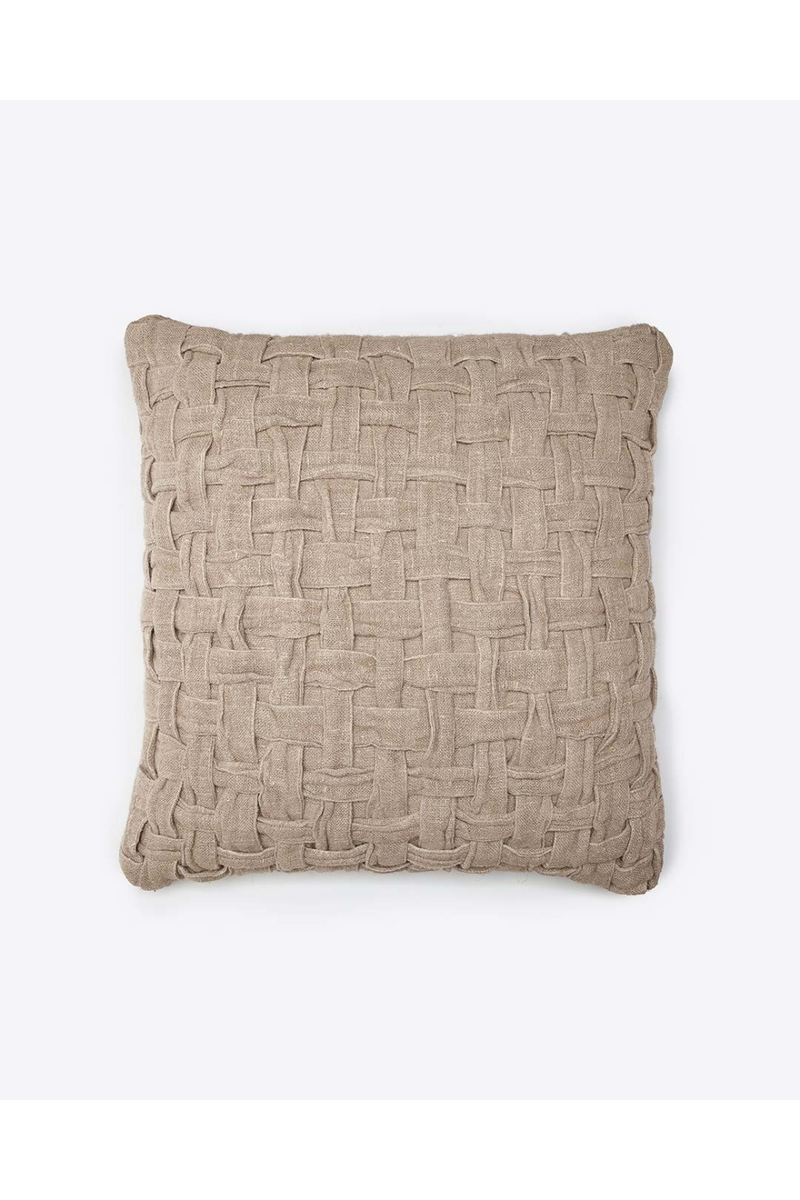 Braided Linen Cushion Cover | Dareels Watrap | Woodfurniture.com