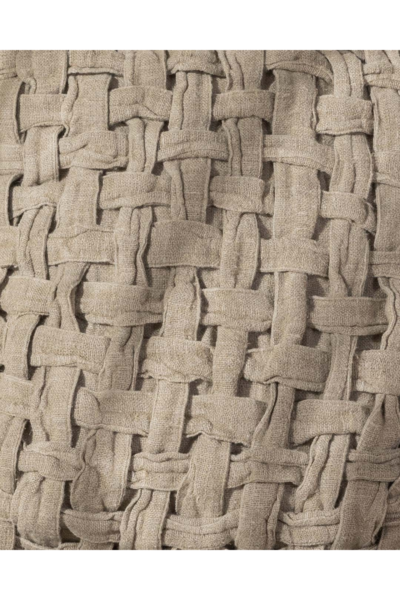 Braided Linen Cushion Cover | Dareels Watrap | Woodfurniture.com