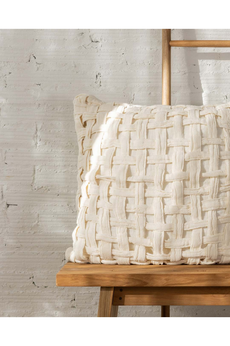 Braided Linen Cushion Cover | Dareels Watrap | Woodfurniture.com