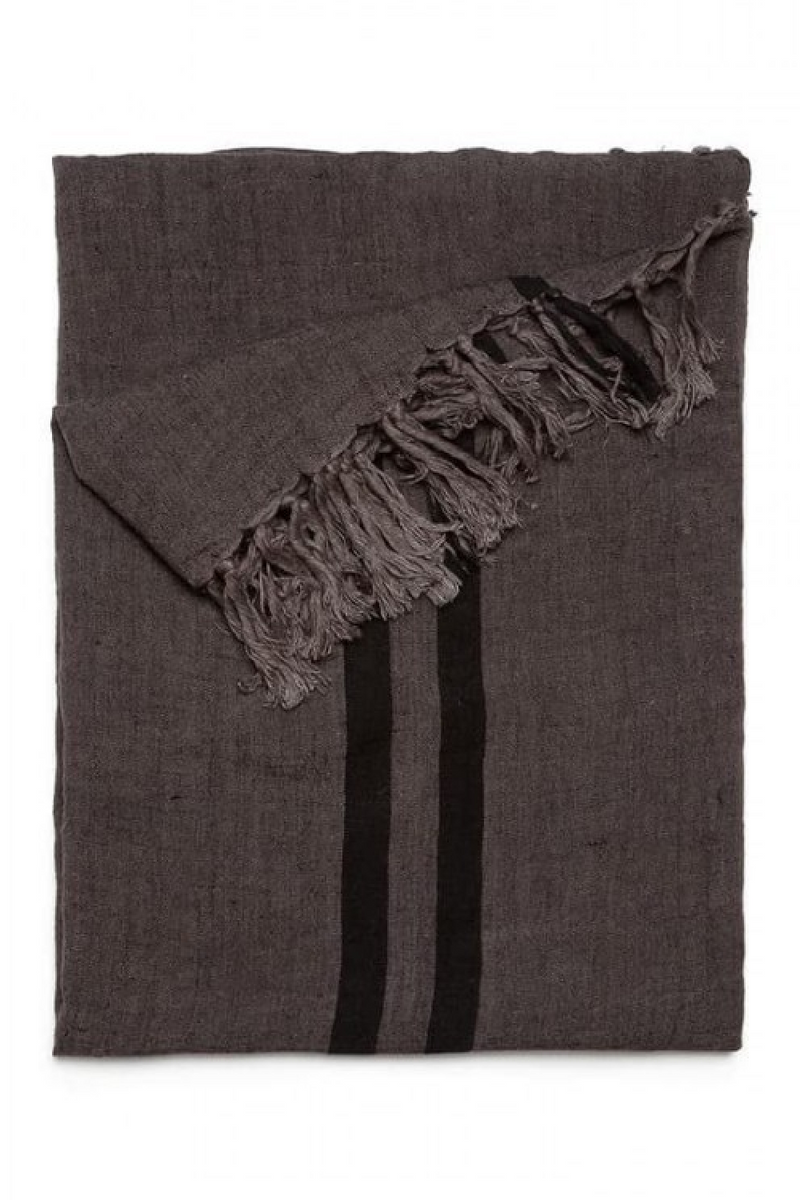 Fringed Linen Plaid | Dareels Upral | Woodfurniture.com