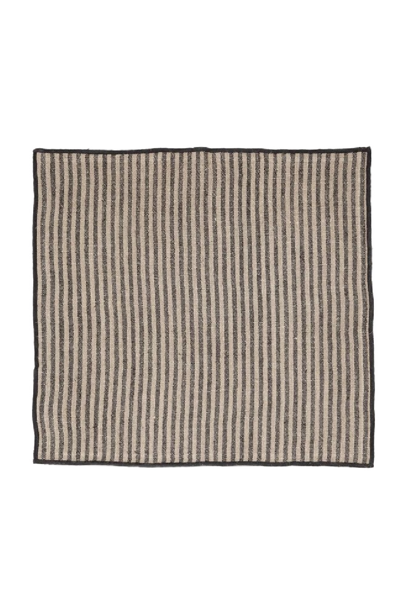 Striped Linen Napkin Set (4) | Dareels Nohar | Woodfurniture.com