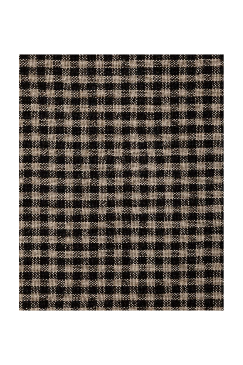 Checkered Linen Napkin Set (4) | Dareels Mogam | Woodfurniture.com