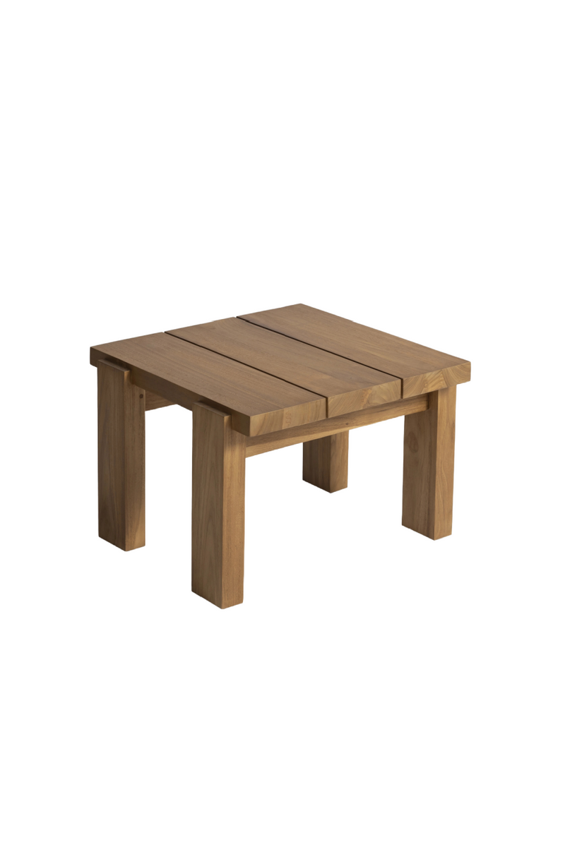 Slatted Outdoor Side Table | Dareels Medan