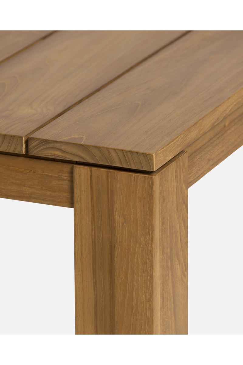 Solid Teak Square Outdoor Table | Dareels Genesis | Oroatrade.com