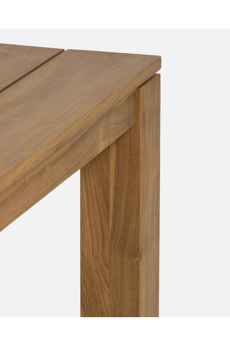 Solid Teak Square Outdoor Table | Dareels Genesis | Oroatrade.com