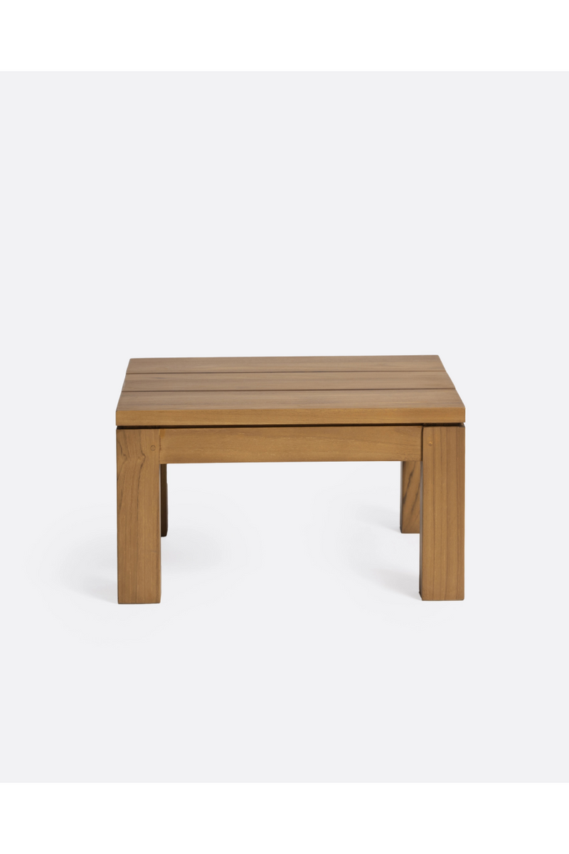 Square Teak Outdoor Side Table | Dareels Genesis | Woodfurniture.com