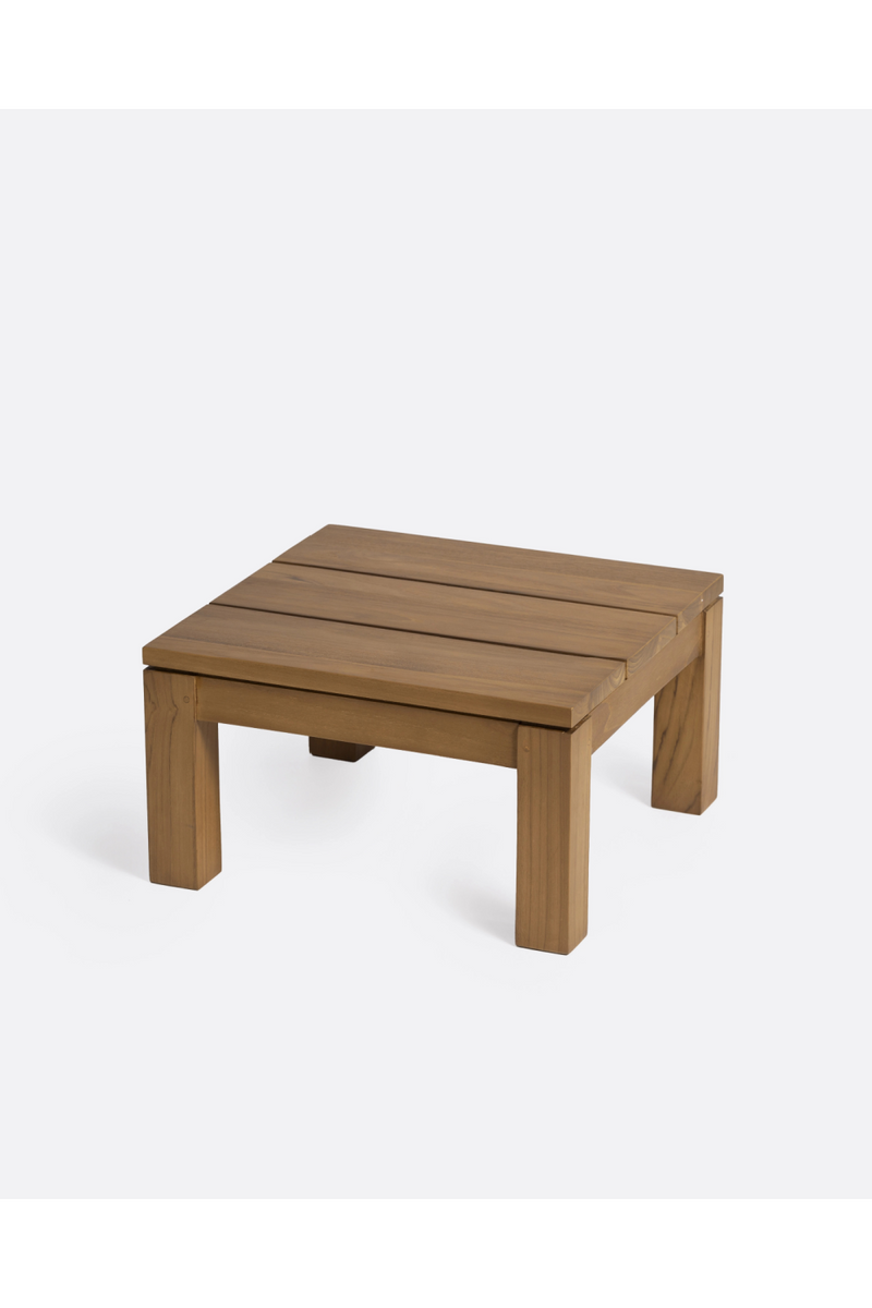 Square Teak Outdoor Side Table | Dareels Genesis | Woodfurniture.com