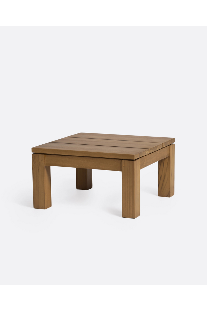 Square Teak Outdoor Side Table | Dareels Genesis | Woodfurniture.com