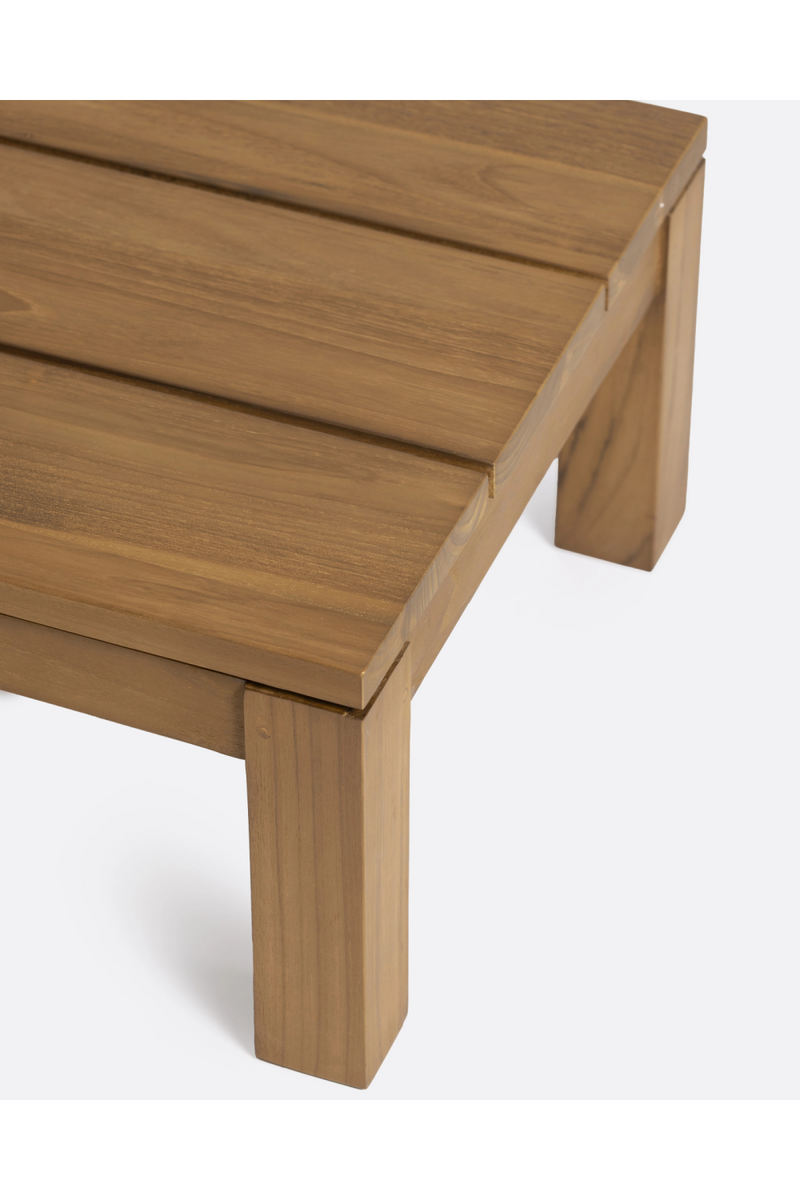 Square Teak Outdoor Side Table | Dareels Genesis | Woodfurniture.com