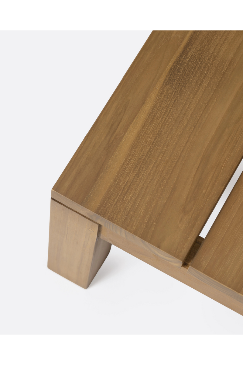 Square Teak Outdoor Side Table | Dareels Genesis | Woodfurniture.com