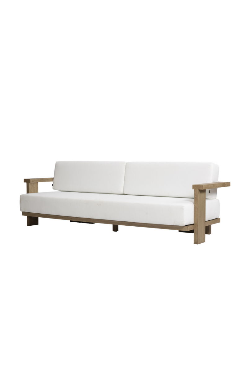 Weathered Teak Outdoor Sofa | Dareels Panjang | Oroatrade.com