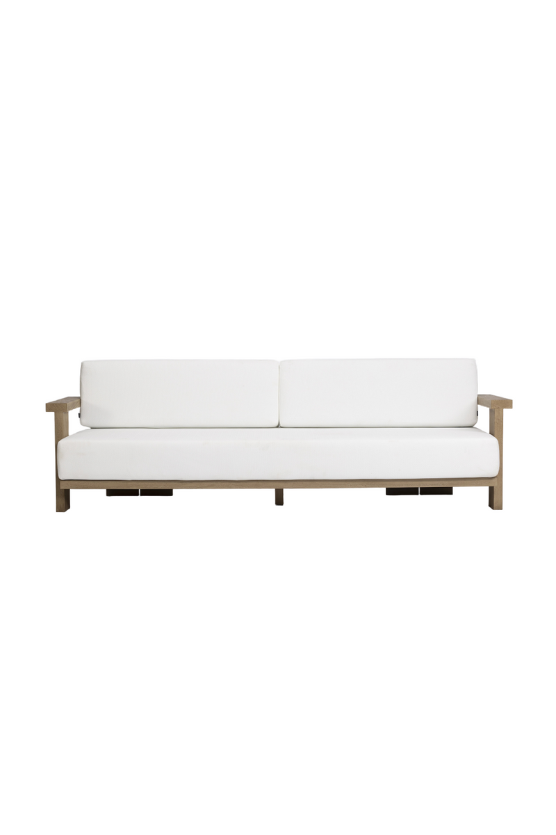 Weathered Teak Outdoor Sofa | Dareels Panjang | Oroatrade.com