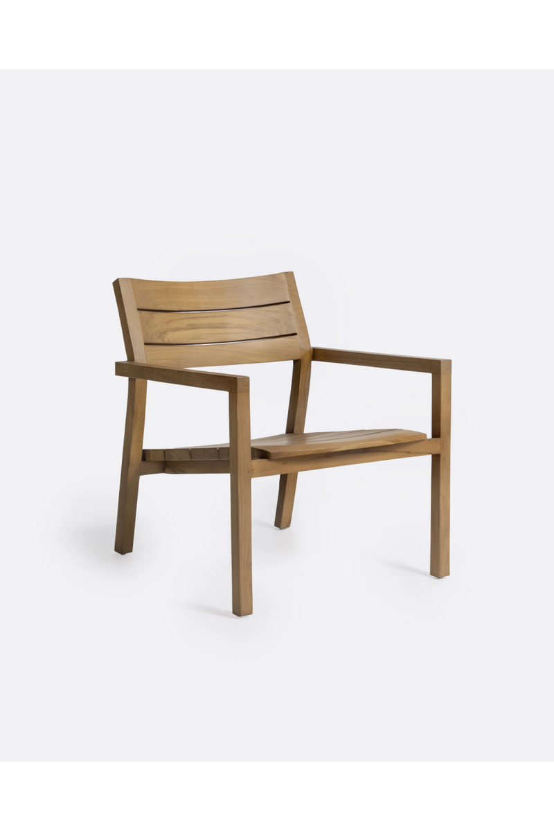 Teak Outdoor Lounge Armchair | Dareels Genesis | Woodfurniture.com