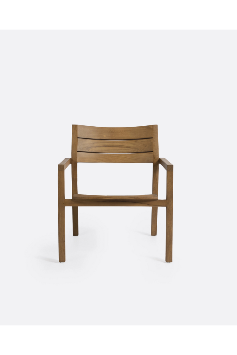 Teak Outdoor Lounge Armchair | Dareels Genesis | Woodfurniture.com