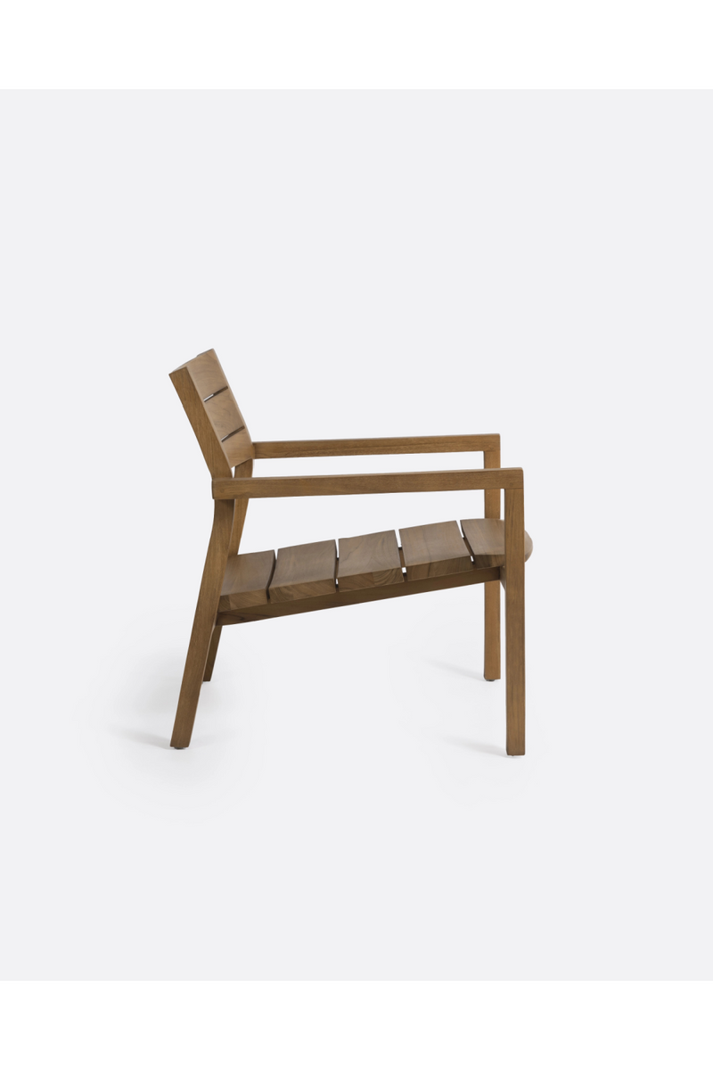 Teak Outdoor Lounge Armchair | Dareels Genesis | Woodfurniture.com