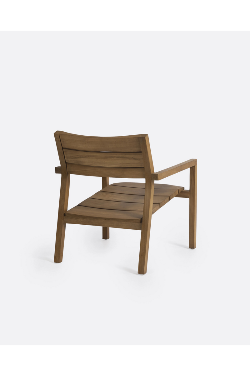 Teak Outdoor Lounge Armchair | Dareels Genesis | Woodfurniture.com