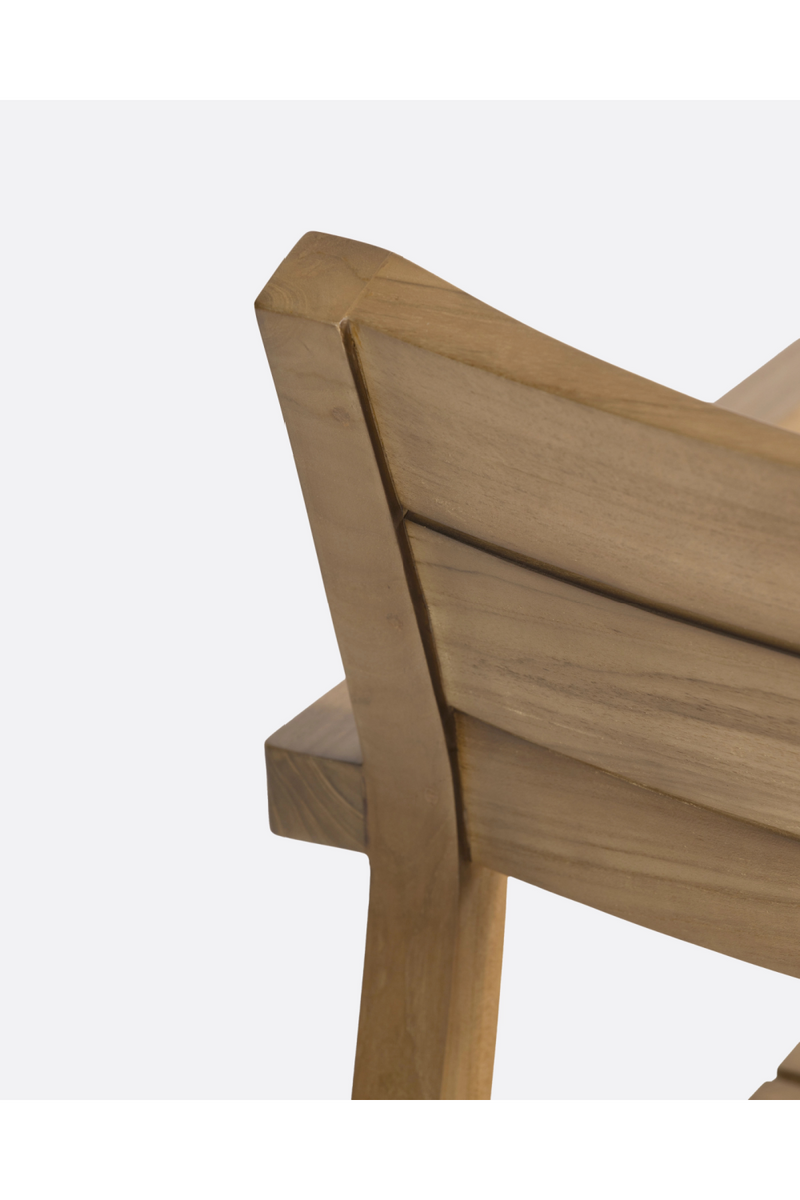 Teak Outdoor Lounge Armchair | Dareels Genesis | Woodfurniture.com