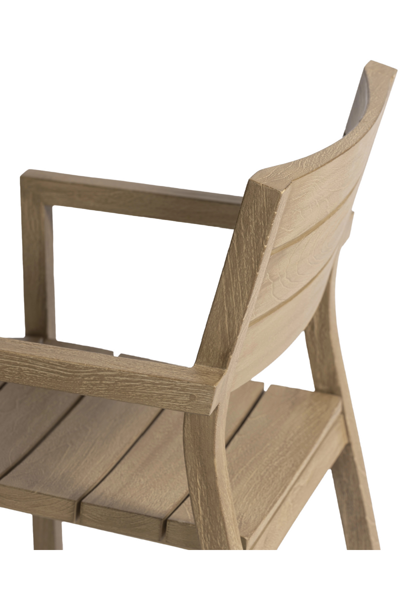 Natural Teak Outdoor Armchair | Dareels Genesis | Oroatrade.com