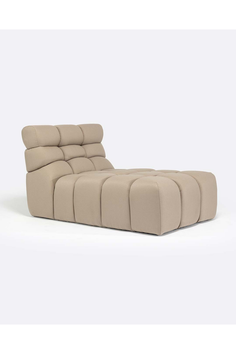 Channeled Outdoor Chaise Longue | Dareels Chopin | Woodfurniture.com