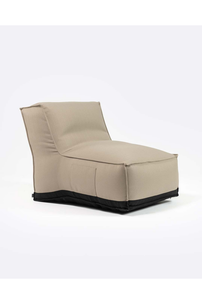 Beige Outdoor 1-Seater Sofa | Dareels Caccini | Woodfurniture.com