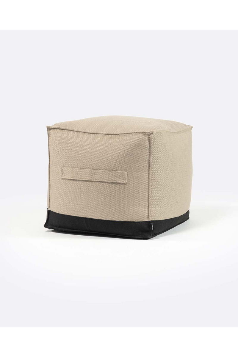 Natural Olefin Outdoor Pouf S | Dareels Caccini | Woodfurniture.com