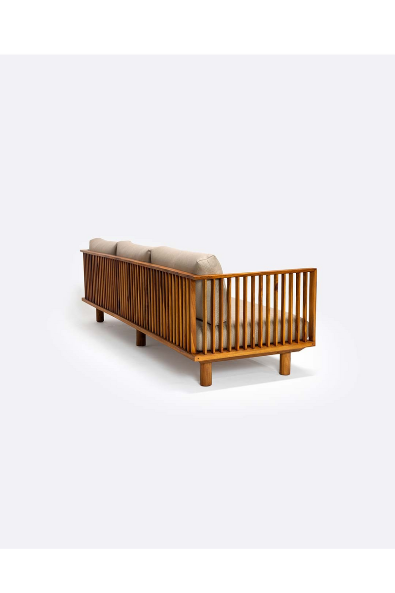 Natural Teak Outdoor Sofa | Dareels Toprak | Woodfurniture.com