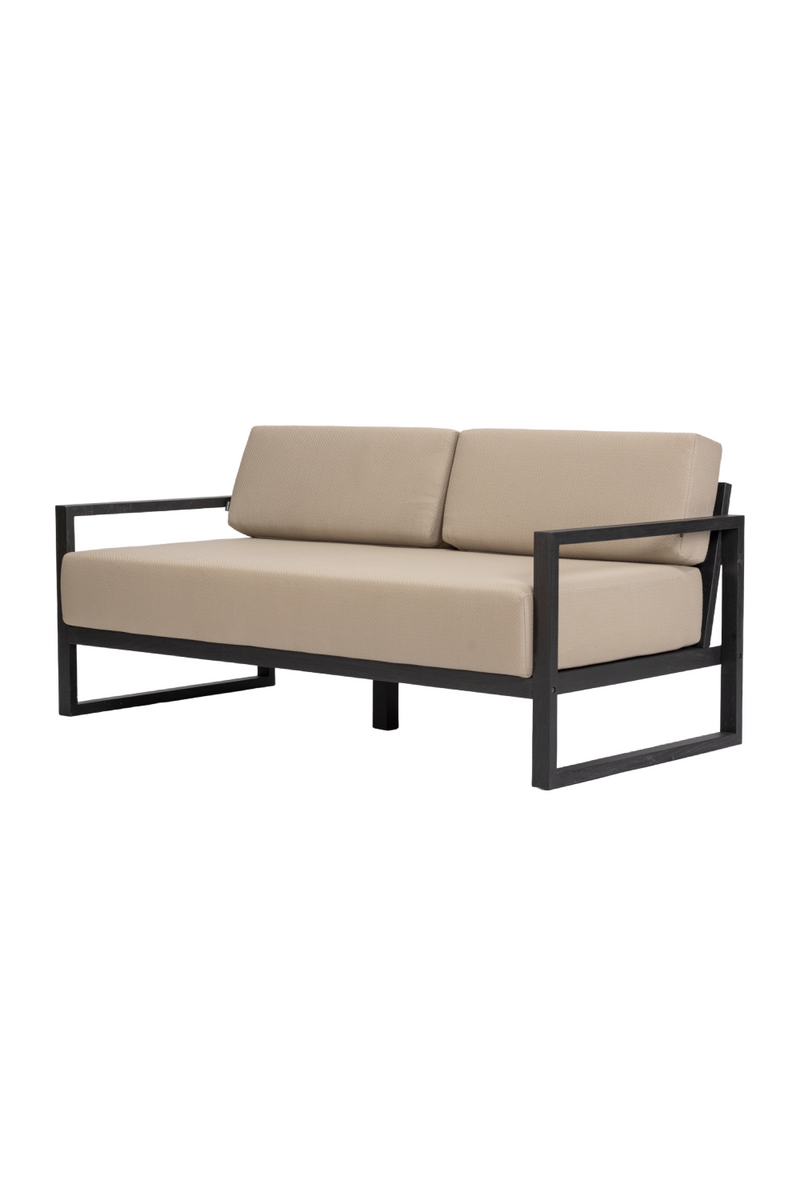 Oiled Teak Cushioned Outdoor Sofa | Dareels Selma | Oroatrade.com