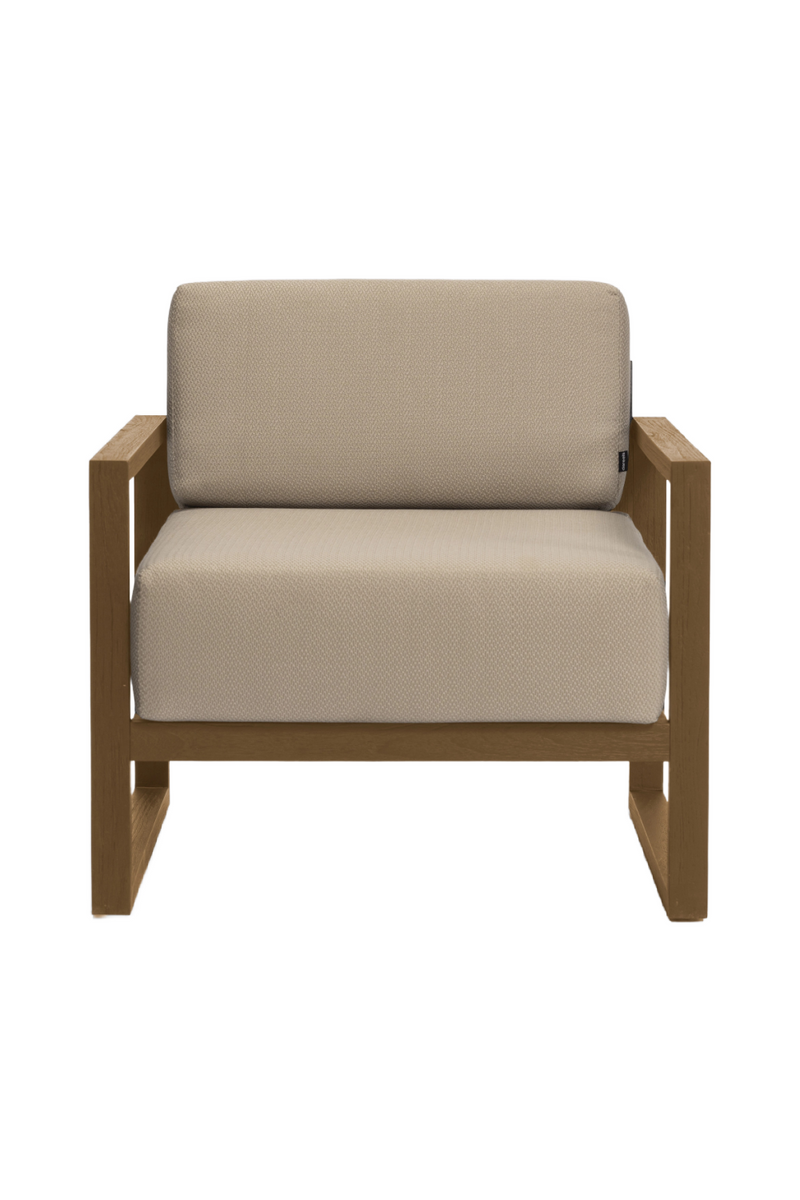 Oiled Teak Outdoor Lounge Chair | Dareels Selma | Oroatrade.com