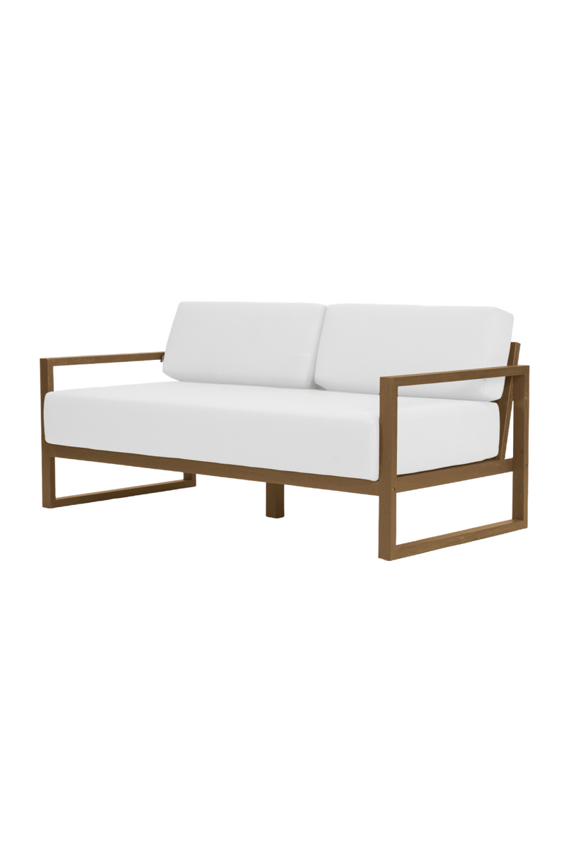 Oiled Teak Cushioned Outdoor Sofa | Dareels Selma | Oroatrade.com