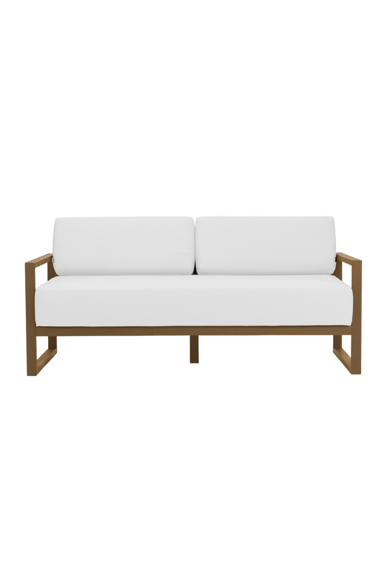 Oiled Teak Cushioned Outdoor Sofa | Dareels Selma | Oroatrade.com