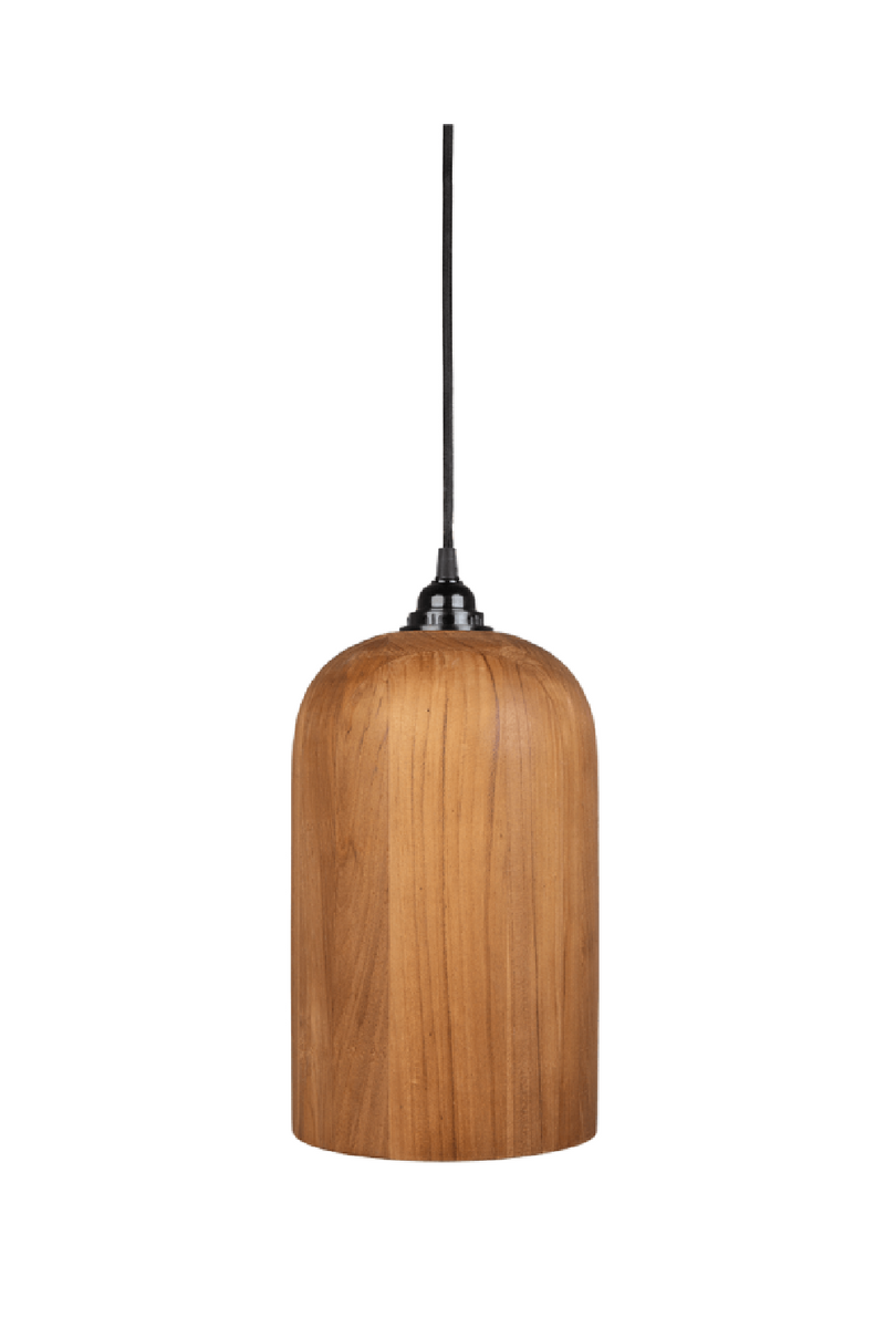 Teak Wood Pendant Lamp | dBodhi Bullet |  Woodfurniture.com