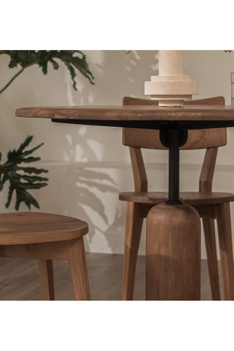 Modern Pedestal Round Table | dBodhi Bullet | Woodfurniture.com