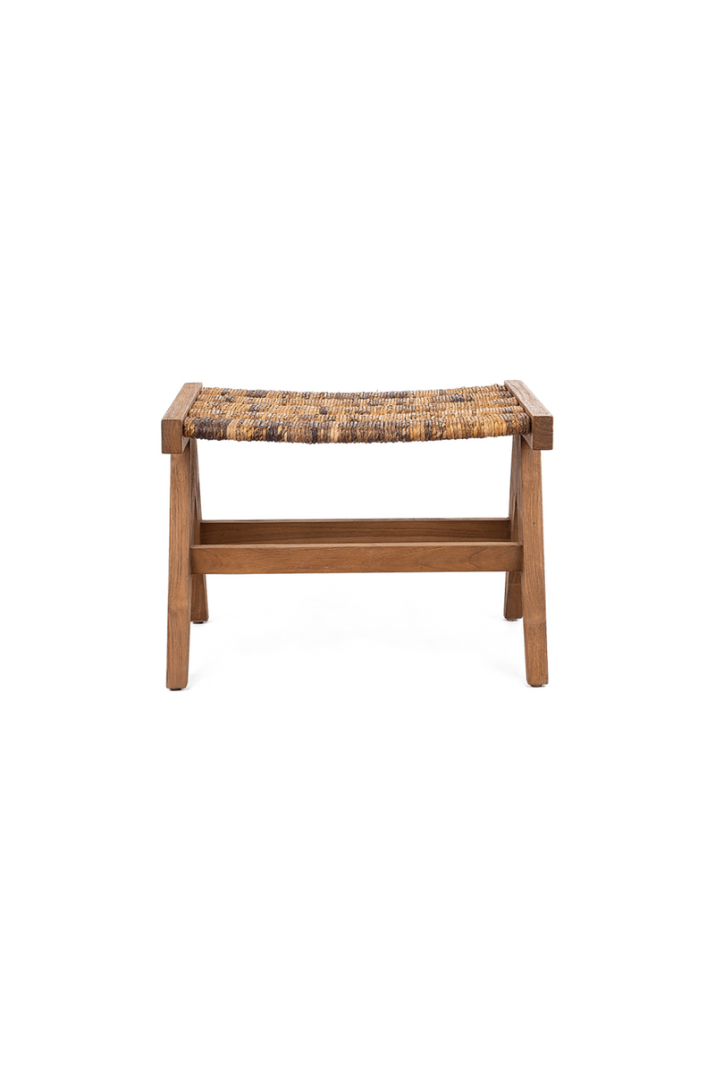 Abaca Weave Foot Stool | dBodhi Caterpillar Brawny  | Woodfurniture.com