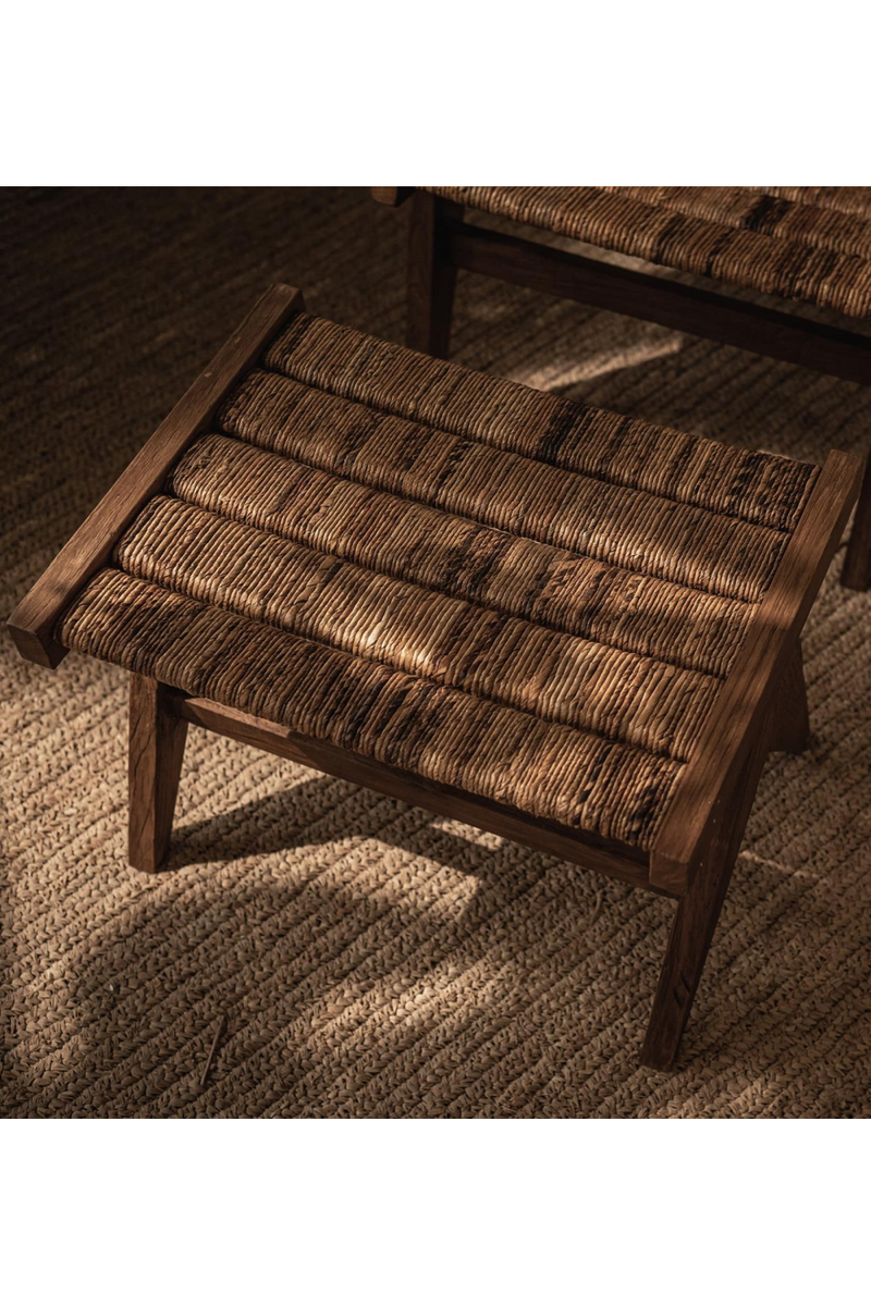 Abaca Weave Foot Stool | dBodhi Caterpillar Brawny  | Woodfurniture.com