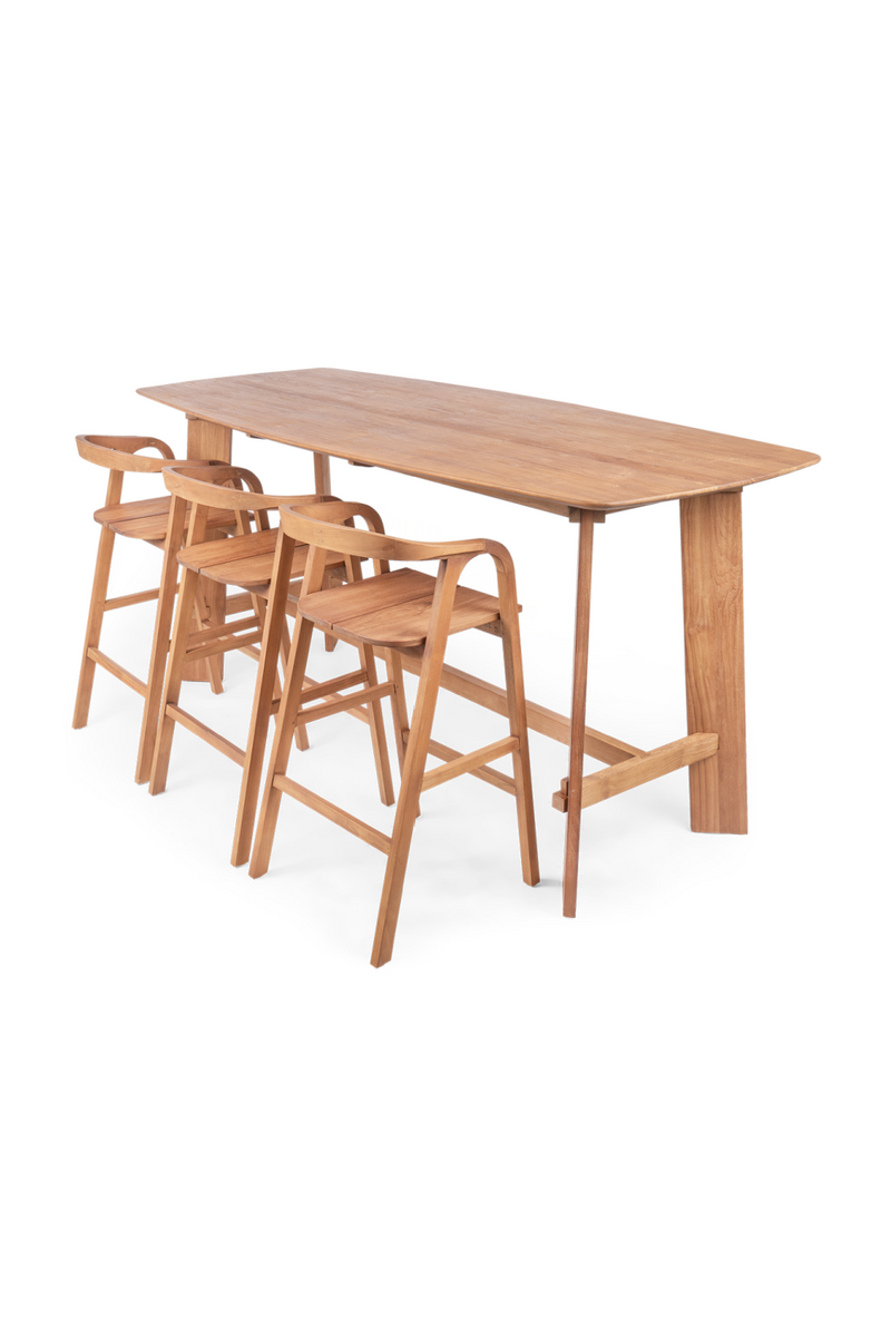 Teak Modern Bar Table | dBodhi Grace |  Woodfurniture.com