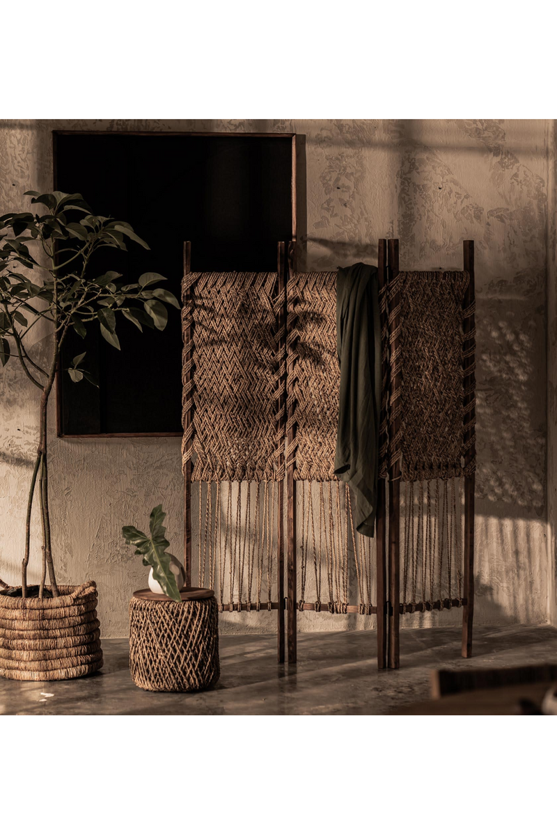 Natural Macrame Style Single Divider | dBodhi | Woodfurniture.com