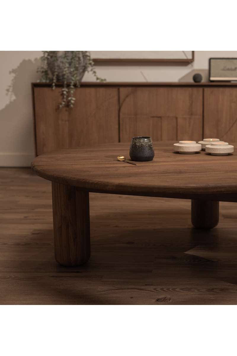 Round Teak Coffee Table | dBodhi Dino |  Woodfurniture.com