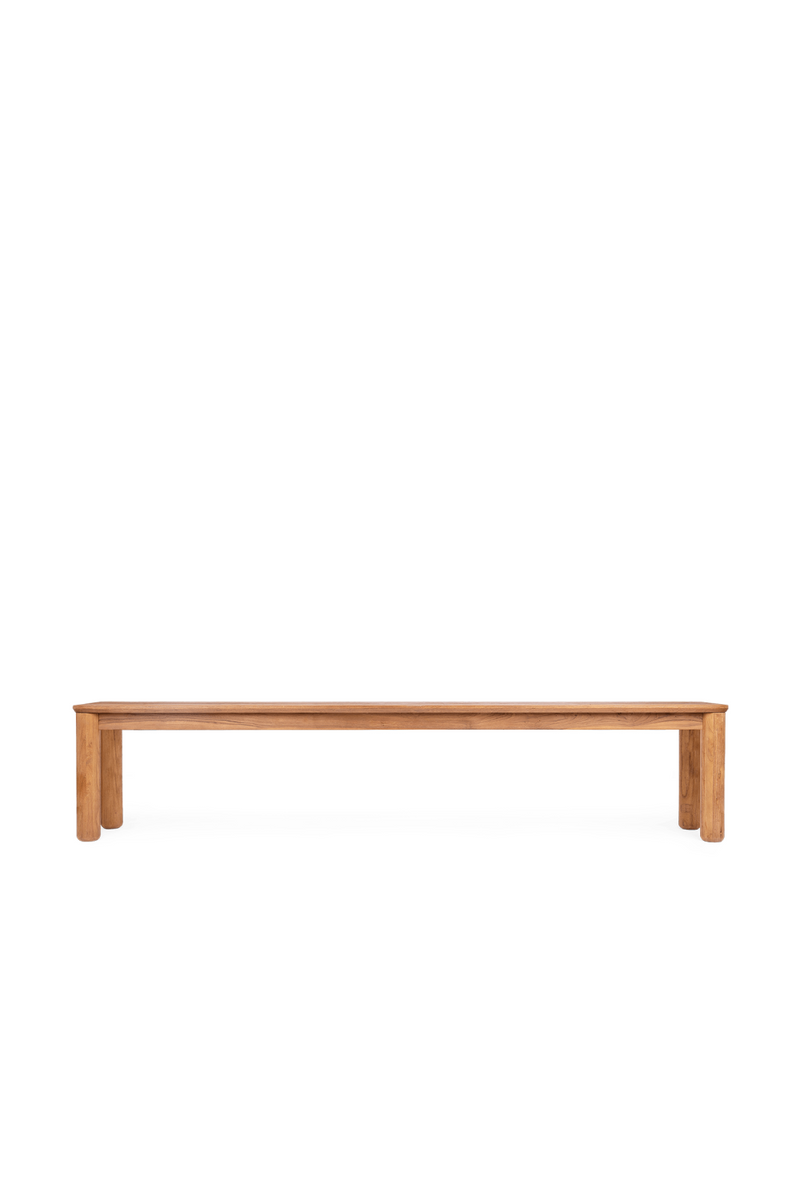 Teak Modern Rustic Bench | dBodhi Dino |  Woodfurniture.com