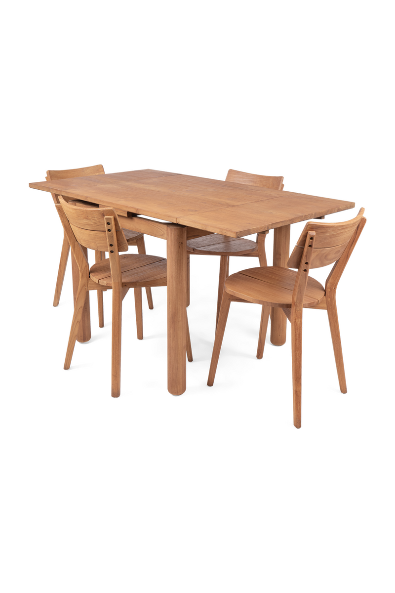 Teak Extendable Dining Table | dBodhi Dino |  Woodfurniture.com