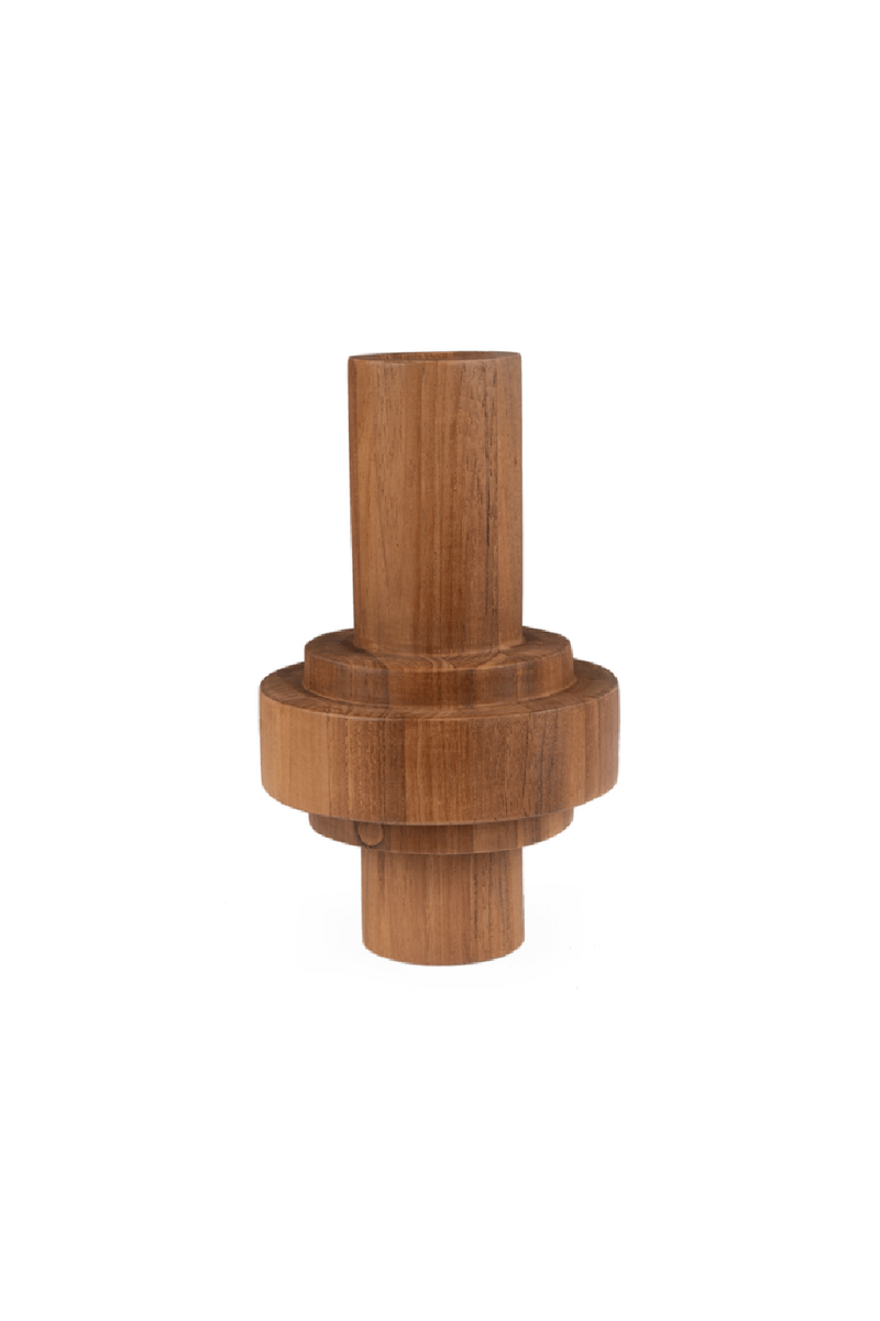 Teak Cylinder Vase | dBodhi |  Woodfurniture.com