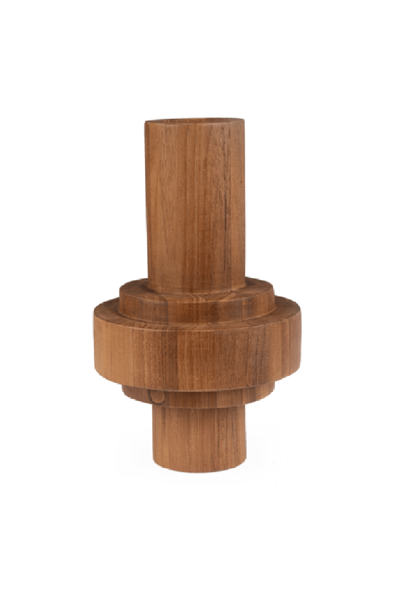 Teak Cylinder Vase | dBodhi |  Woodfurniture.com